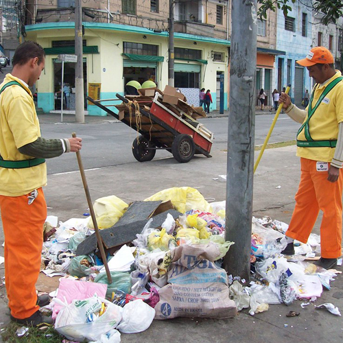 Lixo na rua