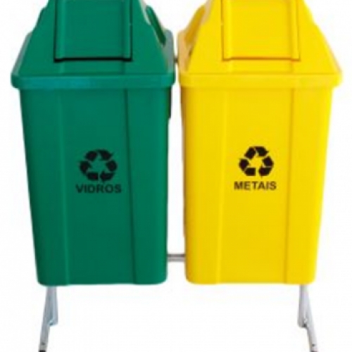 Cestos de lixo reciclagem