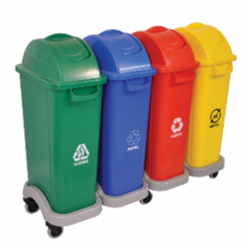 Cestos de lixo reciclável