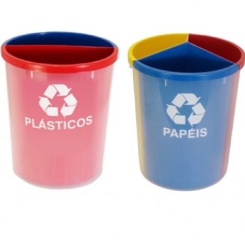 Cestos lixo reciclável