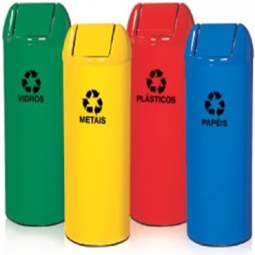 Cestos lixo reciclável