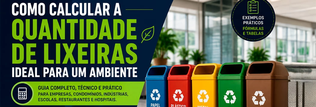 Como Calcular a Quantidade de Lixeiras Ideal para um Ambiente