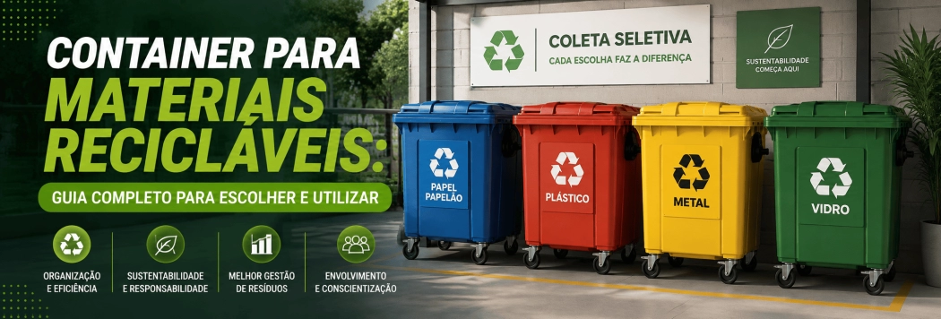 Container para Materiais Recicláveis: Guia Completo