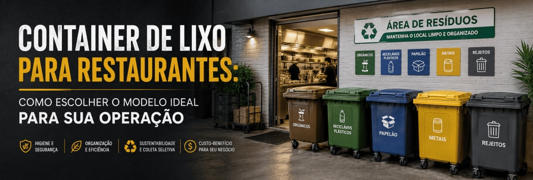 Container de Lixo para Restaurantes
