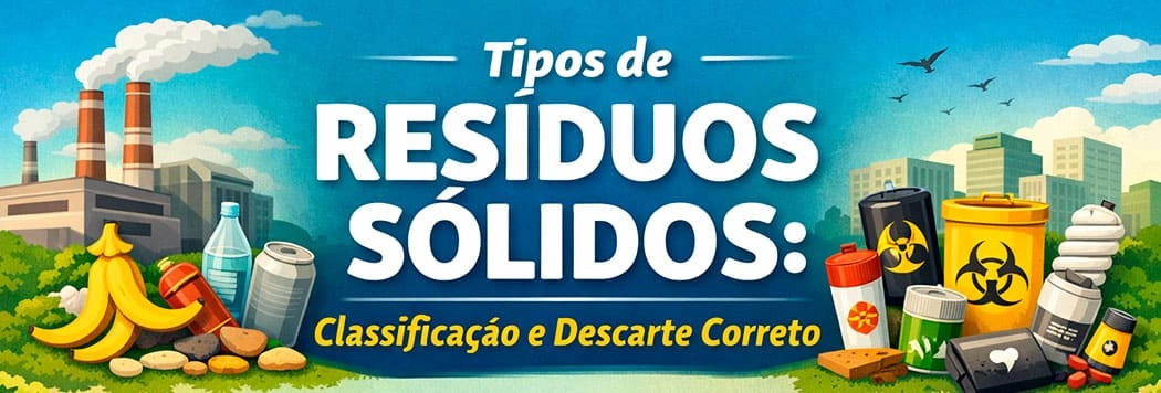 Tipos de Resíduos Sólidos: Classificação e Descarte Correto