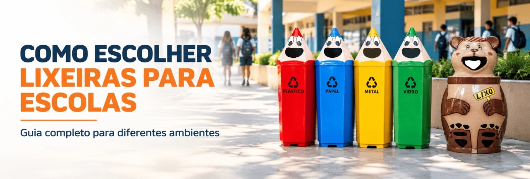 Como Escolher Lixeiras para Escolas