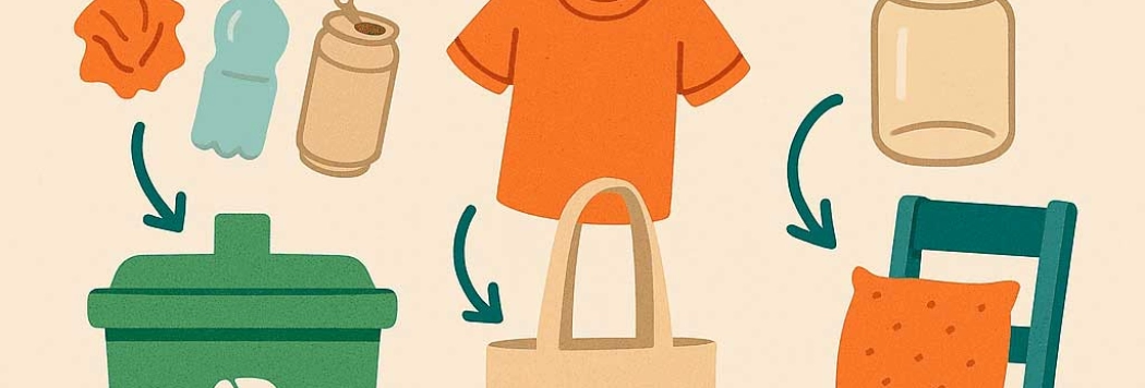 Qual é a Diferença entre Reciclagem, Reutilização e Upcycling?