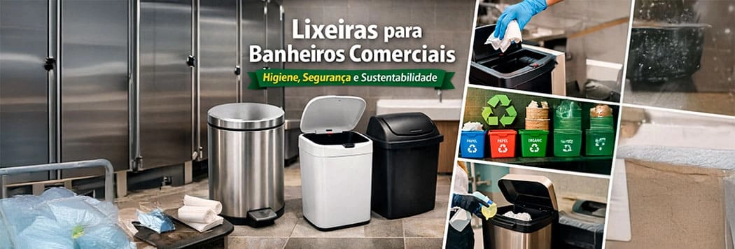 Lixeiras para Banheiros Comerciais: Higiene, Segurança e Sustentabilidade