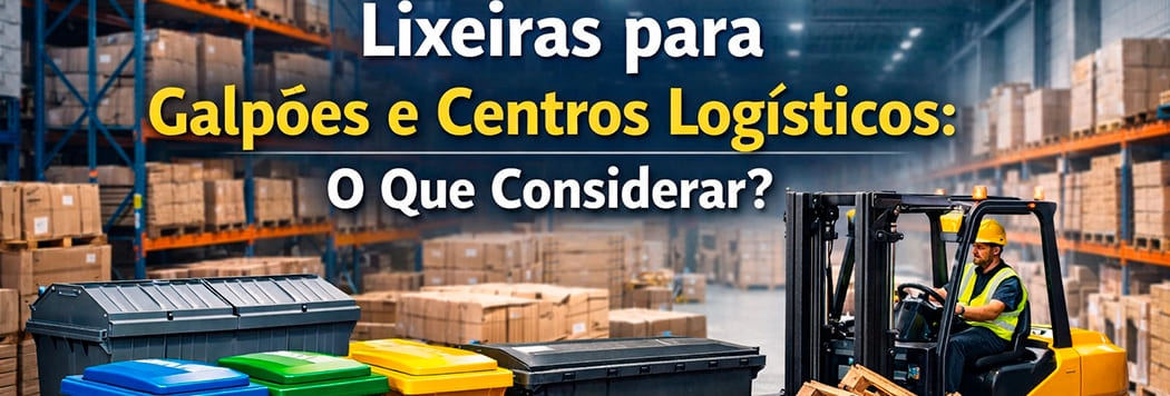 Lixeiras para Galpões e Centros Logísticos: O Que Considerar?