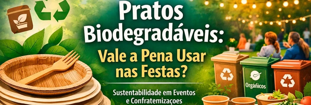 Pratos Biodegradáveis: Vale a Pena Usar nas Festas?
