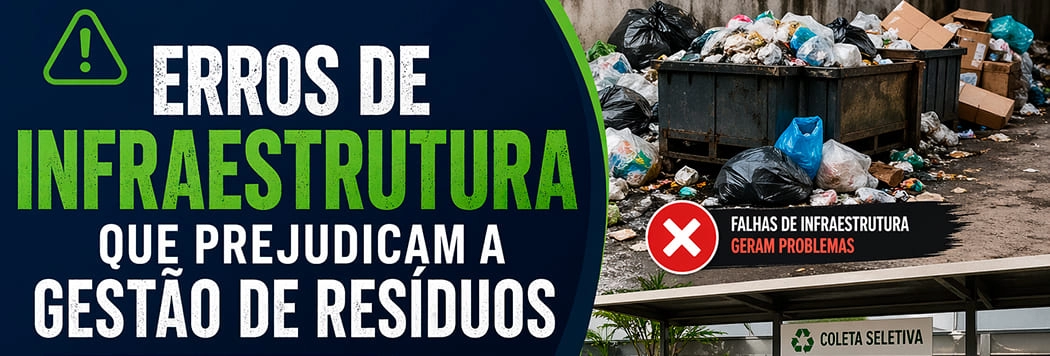 Erros de Infraestrutura que Prejudicam a Gestão de Resíduos