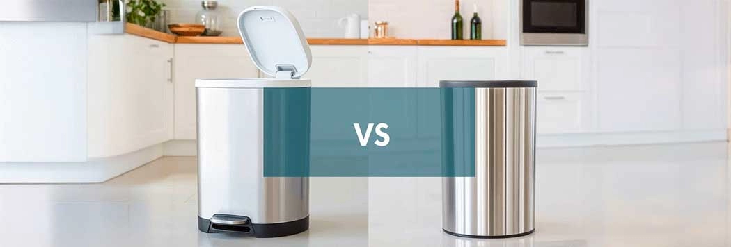 Lixeira com Pedal ou Sem Pedal: Qual Escolher?