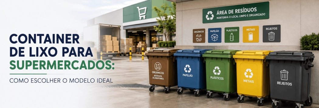 Container de Lixo para Supermercados