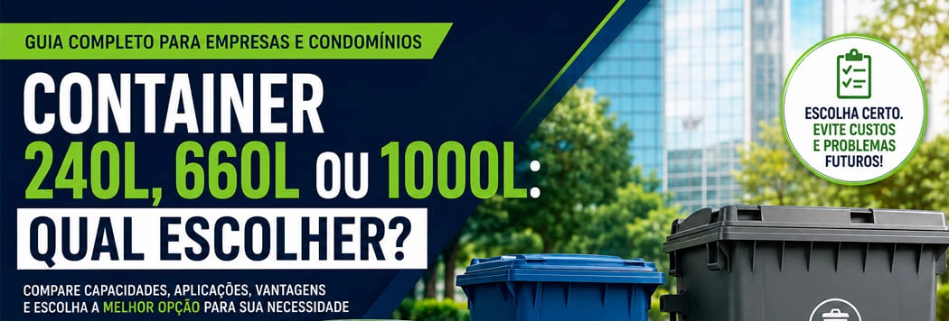 Container 240L, 660L ou 1000L: Qual Escolher?