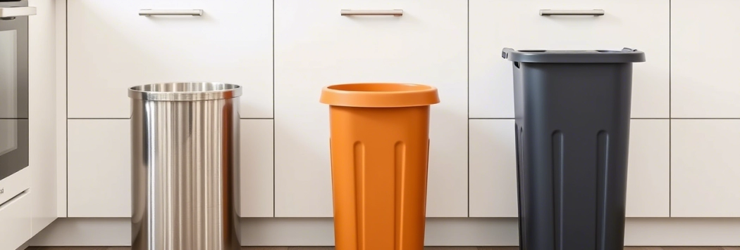 Qual o Melhor Material para Lixeiras? Inox, Plástico ou Polietileno?