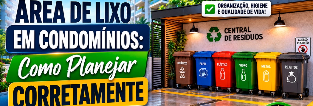 Área de Lixo em Condomínios: Como Planejar Corretamente