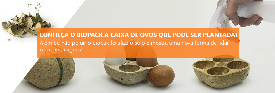 Conheça o Biopak a caixa de ovos que pode ser plantada!