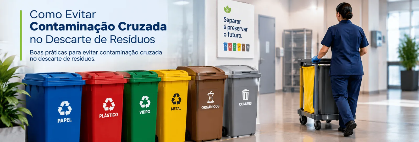 Como Evitar Contaminação Cruzada no Descarte de Resíduos