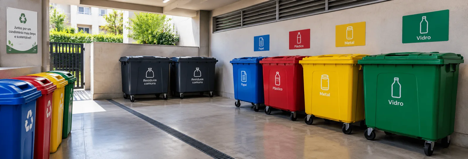 Como Organizar a Central de Resíduos do Condomínio