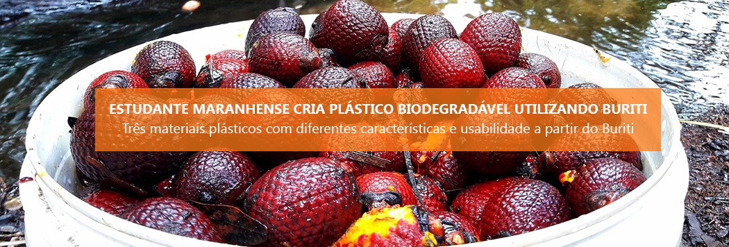 Estudante maranhense cria plástico biodegradável utilizando Buriti