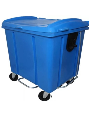 Container de Lixo 1000 Litros com Pedal Frontal