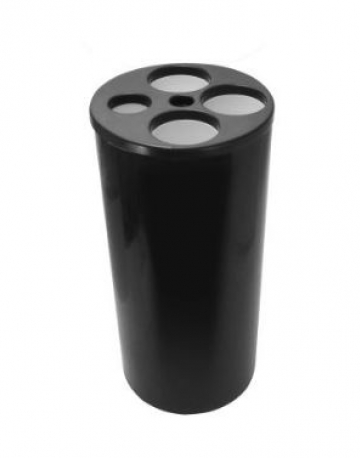 Lixeira de Copos com 5 tubos para copos utilizados de água e café