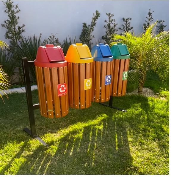 CONJUNTO PARA COLETA DE MADEIRA E SUPORTE