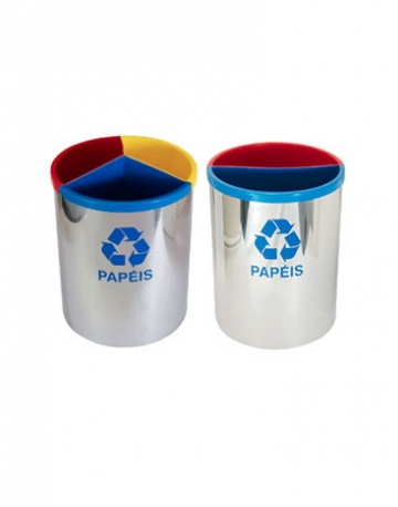 Lixeiras recicláveis para escritório