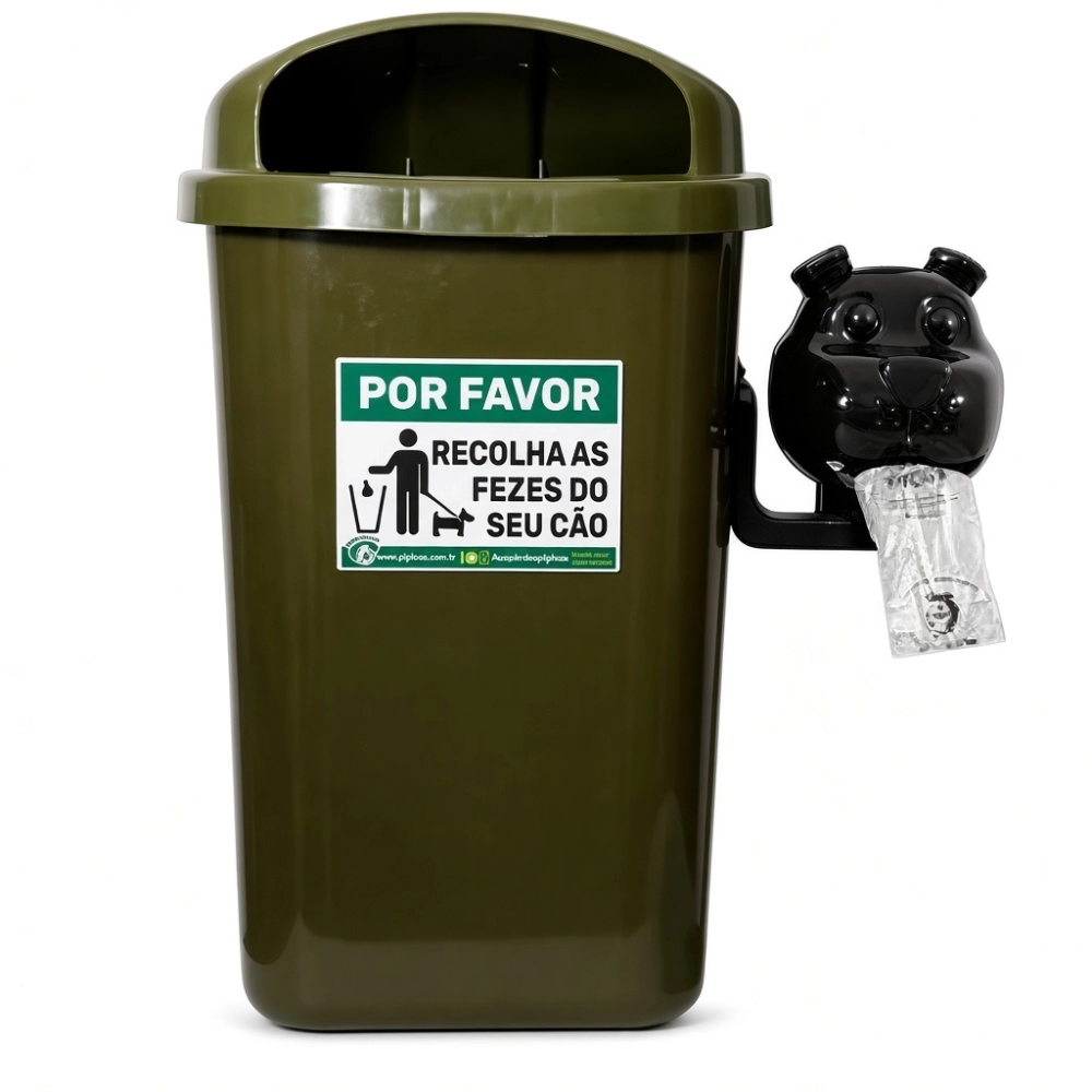 Lixeira Individual Pet - Cachorro